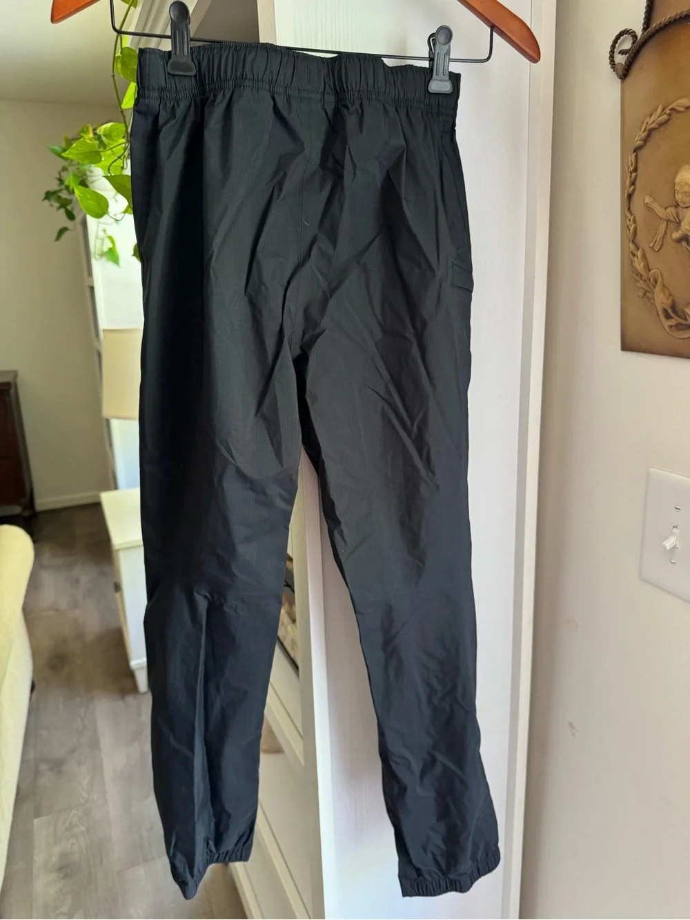 REI Kids Black Outdoor Pants with Elastic Waist